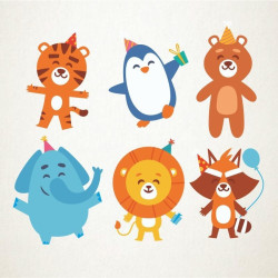 Animalitos de fiesta