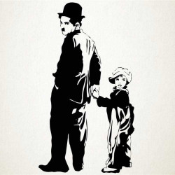Chaplin y chico