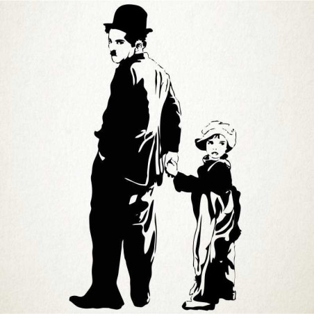 Chaplin y chico