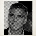 Vinilo adhesivo del retrato de George Cloney